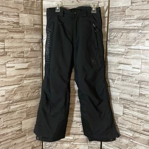 Spyder kids snow ski pants size 8 adjustable waist